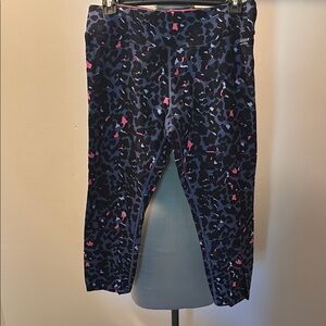Calvin Klein Performance Blue and Pink Leggings Stretchy Activewear medium